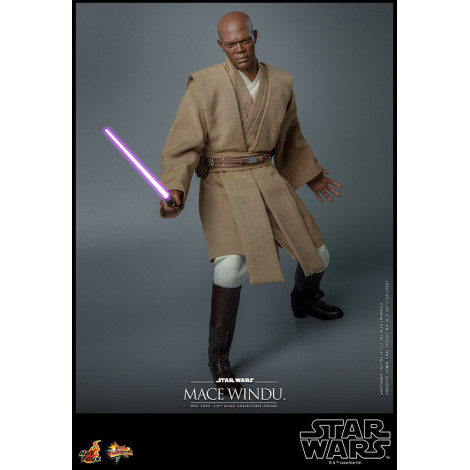 Figura de Mace Windu Hot Toys Star Wars : Ataque dos Clones