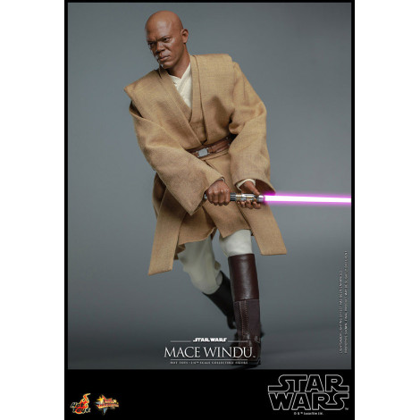 Figura de Mace Windu Hot Toys Star Wars : Ataque dos Clones