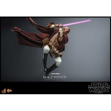 Figura de Mace Windu Hot Toys Star Wars : Ataque dos Clones