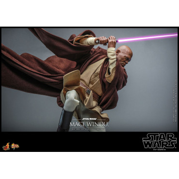 Figura de Mace Windu Hot Toys Star Wars : Ataque dos Clones