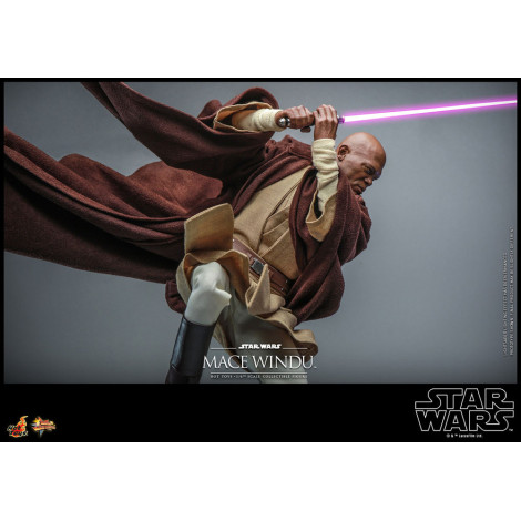 Figura de Mace Windu Hot Toys Star Wars : Ataque dos Clones