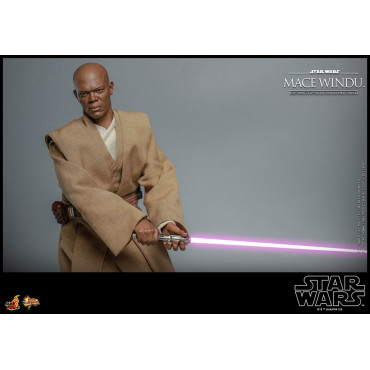 Figura de Mace Windu Hot Toys Star Wars : Ataque dos Clones