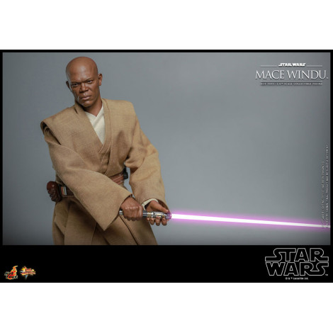 Figura de Mace Windu Hot Toys Star Wars : Ataque dos Clones