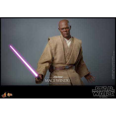 Figura de Mace Windu Hot Toys Star Wars : Ataque dos Clones