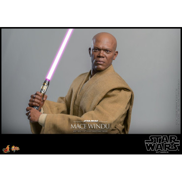 Figura de Mace Windu Hot Toys Star Wars : Ataque dos Clones