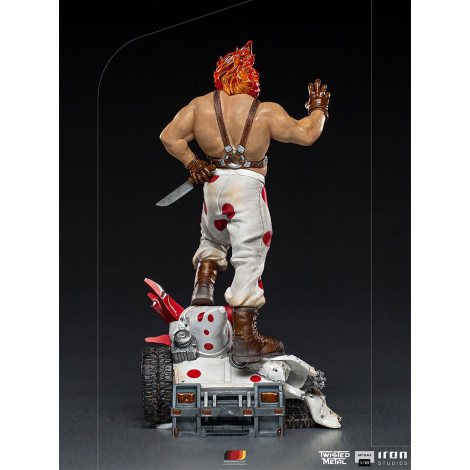 Figura de Sweet Tooth de Twisted Metal em escala artística