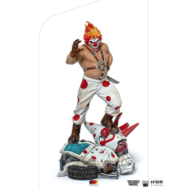 Figura de Sweet Tooth de Twisted Metal em escala artística