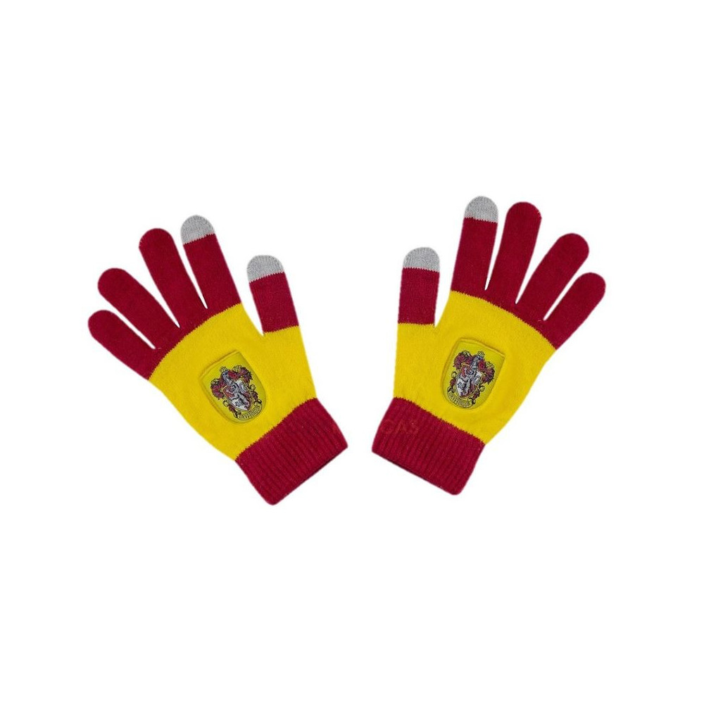 Luvas vermelhas de Gryffindor com ecrã tátil