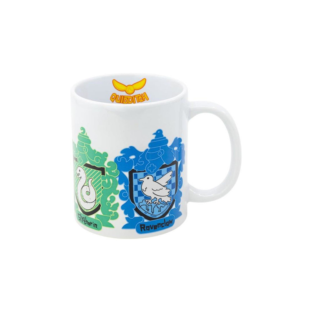 Caneca de casas kawaii Harry Potter