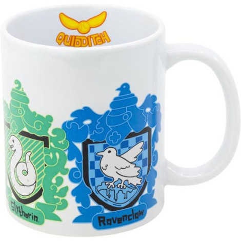 Caneca de casas kawaii Harry Potter