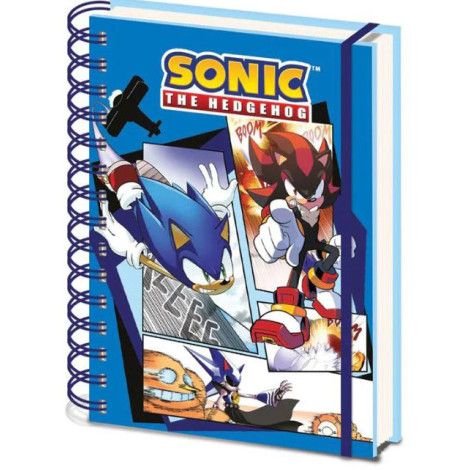 Bloco de notas A5 Sonic The Hedgehog