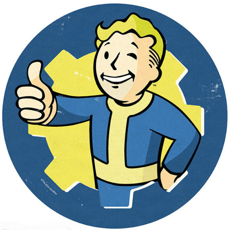 Tapete de rato Vault Boy Fallout