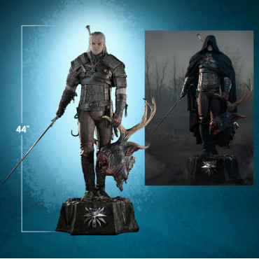 The Witcher Estátua 1:2 de Geralt de Rívia Pure Arts PRESTIGE III