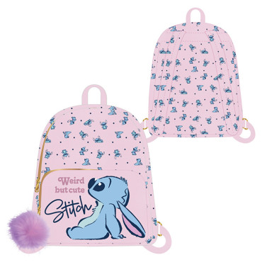 Mini Mochila \"Weird but cute\" Stitch 25 cm