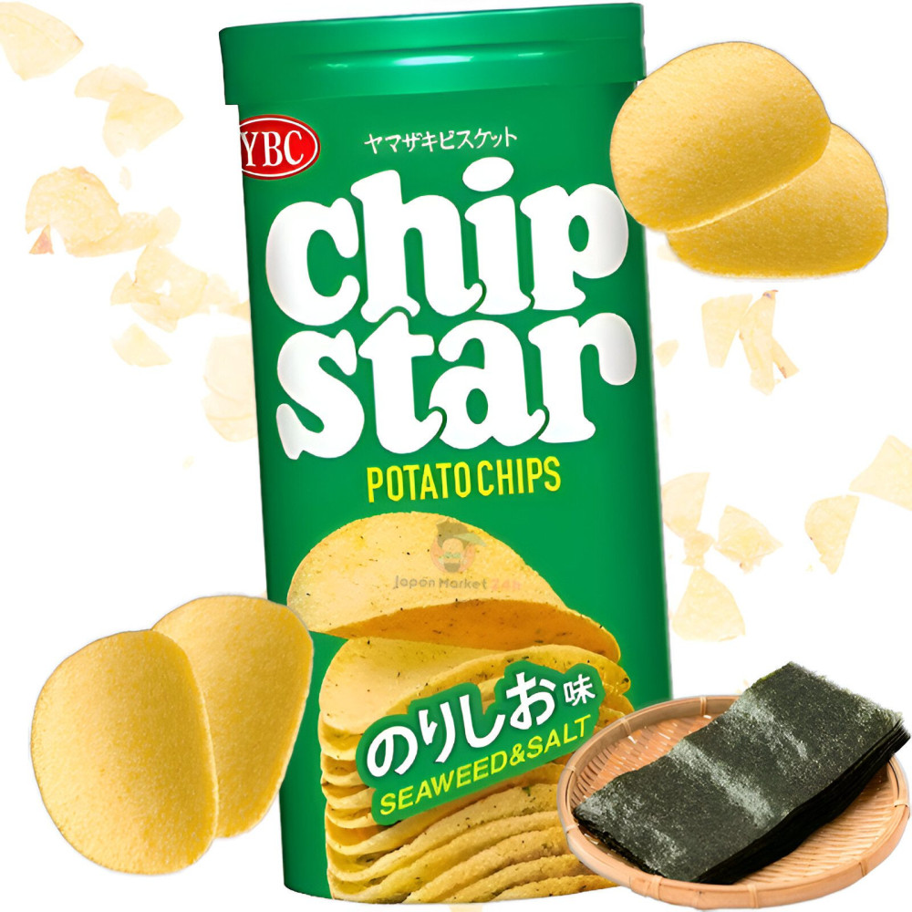 Batatas com sabor a algas Chipstar 50g