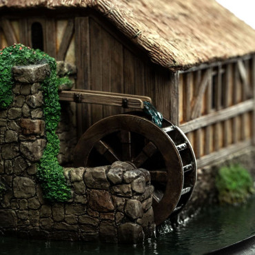 Diorama Hobbiton Moinho e Ponte 31 X 17 Cm O Hobbit: Uma Viagem Inesperada