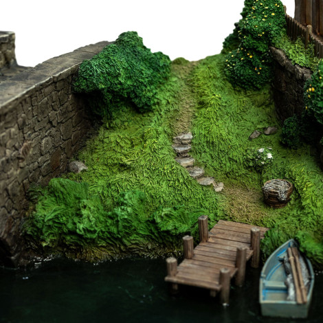 Diorama Hobbiton Moinho e Ponte 31 X 17 Cm O Hobbit: Uma Viagem Inesperada