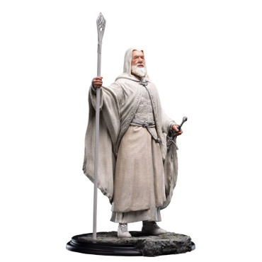 Figura 1/6 Gandalf O Branco (Série Clássica) 37 Cm O Senhor dos Anéis