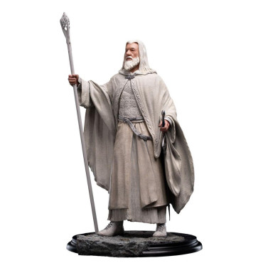 Figura 1/6 Gandalf O Branco (Série Clássica) 37 Cm O Senhor dos Anéis