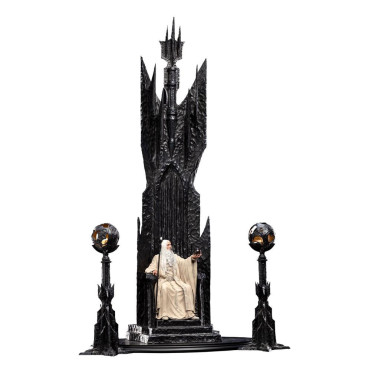 Figura 1/6 Saruman O Branco no Trono 110 Cm O Senhor dos Anéis