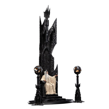 Figura 1/6 Saruman O Branco no Trono 110 Cm O Senhor dos Anéis