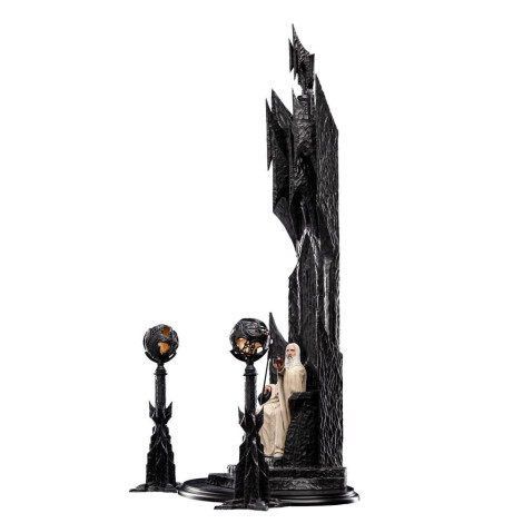 Figura 1/6 Saruman O Branco no Trono 110 Cm O Senhor dos Anéis