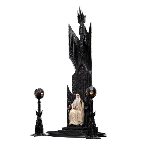 Figura 1/6 Saruman O Branco no Trono 110 Cm O Senhor dos Anéis