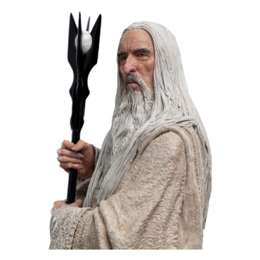 Figura 1/6 Saruman O Feiticeiro Branco (Série Clássica) 33 Cm O Senhor dos Anéis