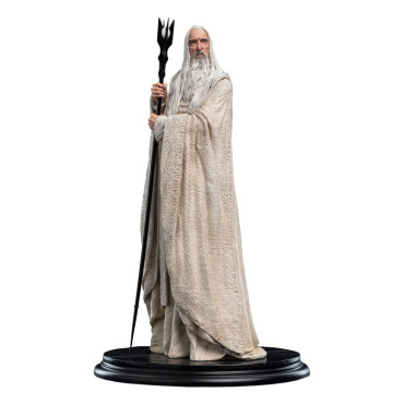 Figura 1/6 Saruman O Feiticeiro Branco (Série Clássica) 33 Cm O Senhor dos Anéis