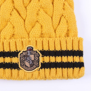 Gorro Hufflepuff Harry Potter con bola