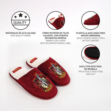 Zapatillas de casa Gryffindor Harry Potter