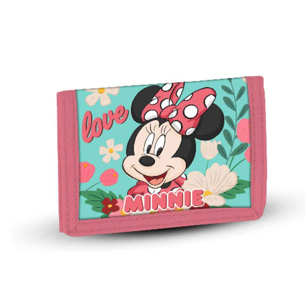 Carteira de Velcro Minnie Mouse Garden Verde Disney