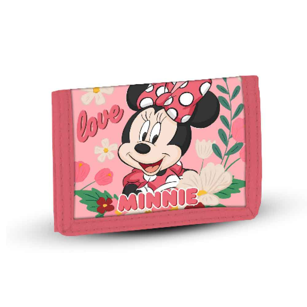 Carteira de velcro Minnie Mouse Garden Disney