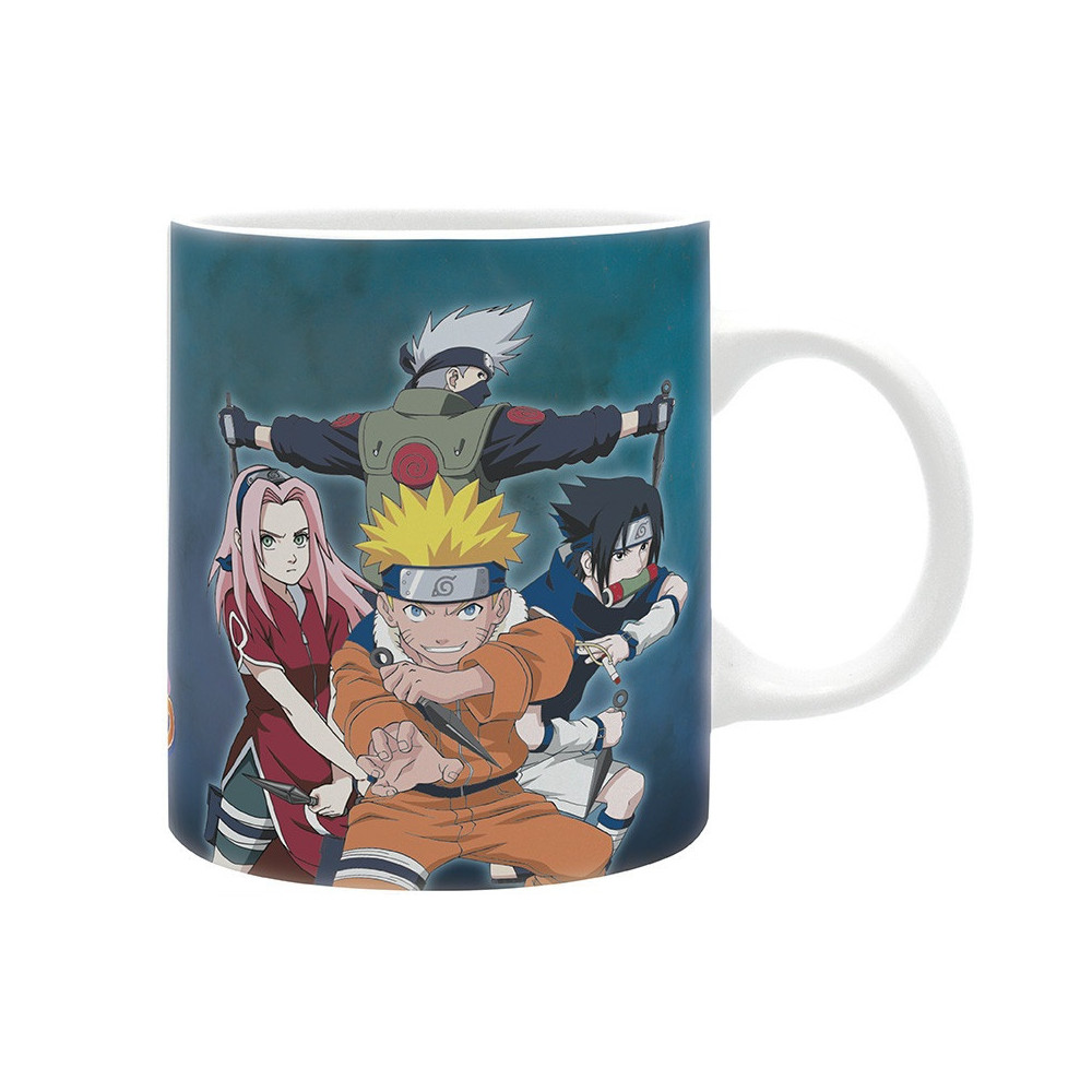 Equipa 7 vs Haku/Zabuza Caneca de Naruto