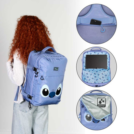 Stitch Mochila de viagem e rosto Mercury Lilo