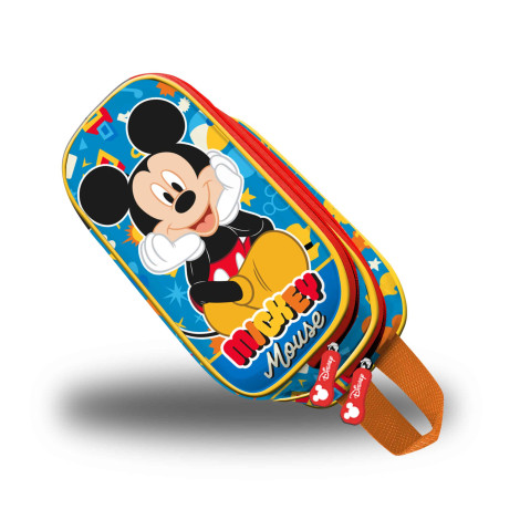 Mickey Mouse Estojo duplo para lápis Disney 3D Glad