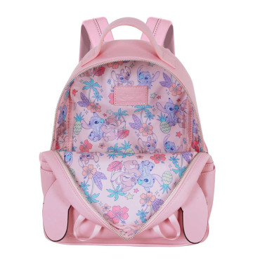 Stitch Mochila Disney Lilo e Angel Face