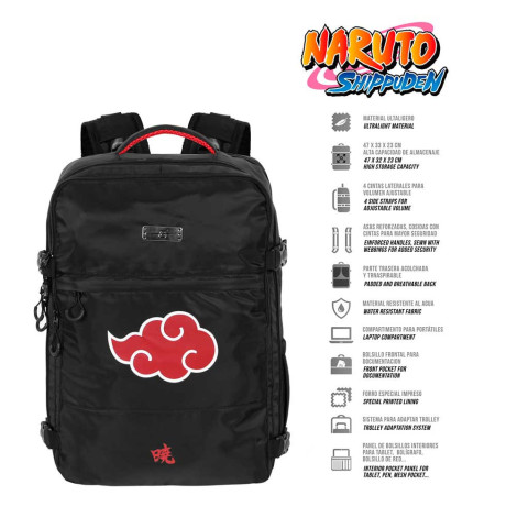 Mochila de viagem Naruto Clouds