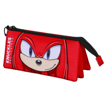 Sonic The Hedgehog SEGA Knuckles Sight Triple Red Mug Holder Case