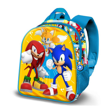 Sonic The Hedgehog 3D Elite Amarelo Mochila SEGA S&K