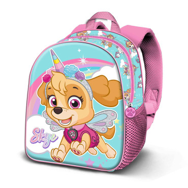 Mochila Paw Patrol Unicórnio 3D Elite Azul