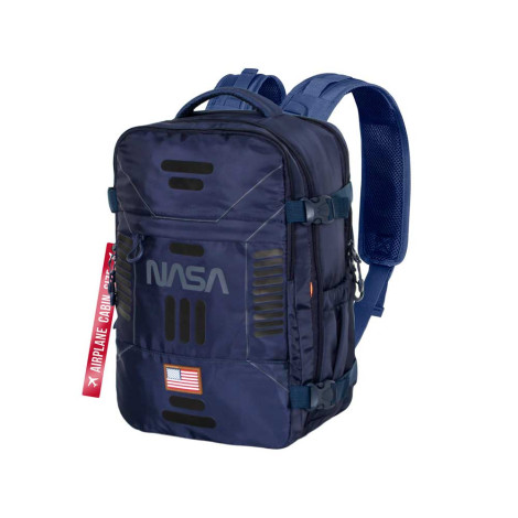 Mochila de viagem com cabina de avião da NASA