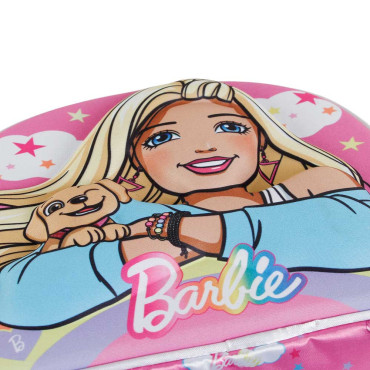 Saco de almoço cor-de-rosa Barbie Rainbow 3D