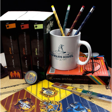 Conjunto de artigos de papelaria Harry Potter Casas de Hogwarts