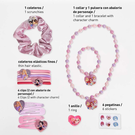 SET DE BELLEZA ACCESORIOS DISPLAY PRINCESS