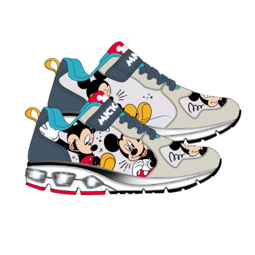 DEPORTIVA SUELA TPR CON LUCES MICKEY