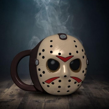 Chávena de pequeno-almoço em forma de máscara de Jason Friday The 13th