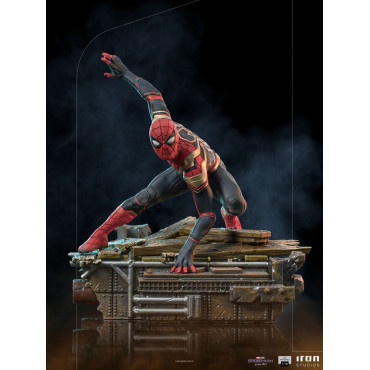 Figura de Peter-One Spidermanno Way Home Estúdio de Ferro 19 cm Marvel