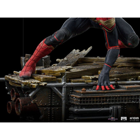 Figura de Peter-One Spidermanno Way Home Estúdio de Ferro 19 cm Marvel