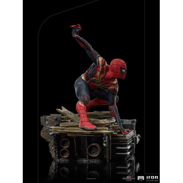 Figura de Peter-One Spidermanno Way Home Estúdio de Ferro 19 cm Marvel